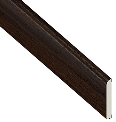 UPVC Plastic Door Frame Kit Rosewood - Architrave Finishing Trim - Edging Trim for Doors/Windows - 2 x 2 Metre Lengths and 1 x 1 Metre Length Kit - 65mm Wide