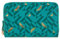 DRAEGER PARIS - Portefeuille - 15 x 2,5 x 9,5 cm - Vert/Doré - Zippé - Accessoire, Mode, Fashion, Tendance - Idée Cadeau Amis, Famille, Fête Des Mères, Copine