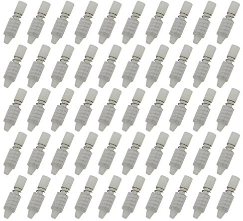 MEETOOT 50pcs Heatsink Spring Rivet Fastener White Plastic Push Pin Mounting Screw Socket Cooler Mount Pin for PC CPU VGA Card Chipset Cooling Fan