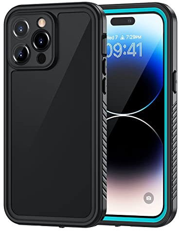 Lanhiem for iPhone 14 Pro Max Case, IP68 Waterproof Dustproof Shockproof 14 Pro Max Cases with Screen Protector, Full Body Protective Front and Back Cover for iPhone 14 Pro Max - 6.7 inch (Blue)