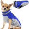 Hjumarayan Hundemantel für Kleine Mittelgroße Grosse Hunde, Hundemantel Winter Warme Hundejacke Wintermantel Hund Wasserdicht Hunde Mantel Gefüttert, Chihuahua Kleidung Winter (Blau XS)