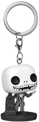 Funko Pop! Keychain: Disney The Nightmare Before Christmas 30th - Jack Skellington - Neuartiger Schlüsselanhänger - Vinyl-Minifigur Zum Sammeln - Strumpffüller - Geschenkidee - Movies Fans