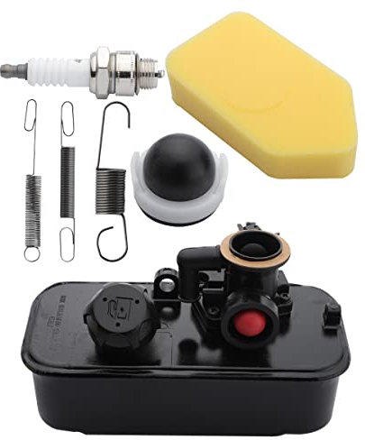 FanPaYY Carburatore e serbatoio per Briggs & Stratton con Candela, Molla, Filtro aria, Pompetta 795469 794147 498809 795477 494406