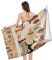 321 Strandtuch 80X130cm Altes Ägypten Ägyptische Pharaonen Tuch Bade Mehrfarbig Badehandtuch One Size Badetuch Für Picknick, Outdoor, Sport