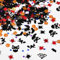 KOBOKO 800 Stück Halloween Party Confetti,Halloween Konfetti Tisch Dekotisch Deko Kürbisse Spinnen Fledermäuse Hexen Schädel Netze Geist Halloween Tisch Konfetti für Halloween Party Dekorationen