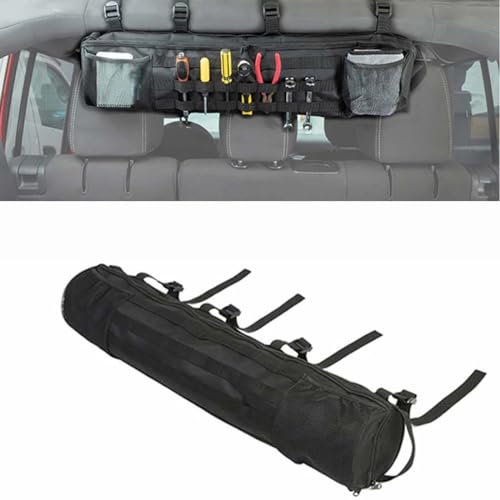 OSTREY Auto-Überrollbügel-Aufbewahrungstasche für Dodge RAM 2010-2023, Verstauen, Aufräumen, Taschenwerkzeug, multifunktionaler Organizer, Gadget-Halter