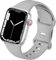 HdanMole Cinturino Sportivo Compatibile con Apple Watch 38mm 46mm 40mm 41mm 42mm 44mm 45mm, Cinturino in Silicone Morbido per iWatch Series 10 9 8 7 6 5 4 3 2 1 SE, Grigio