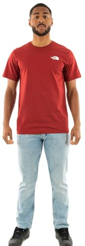 THE NORTH FACE Redbox Camiseta, Hierro Rojo, Medium Hombres