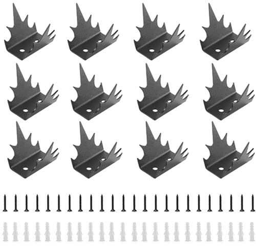 mumisuto Taubenabwehr Spikes, Vogelabwehr Taubenschutz, Marderabwehr Fallrohr, Taubenabwehr Balkon, Marderschutz Dachrinne für Balkon, Katzen, Spatzen und Fensterbank (12)