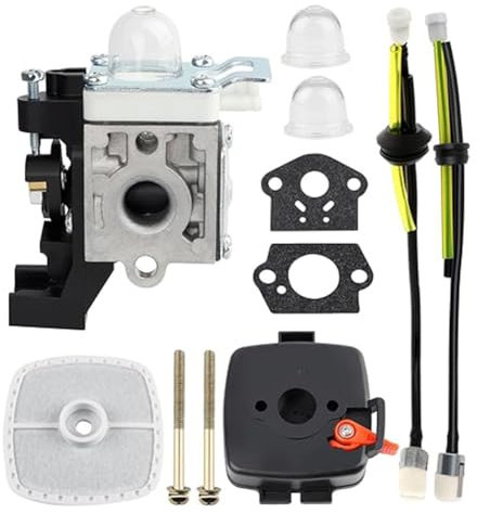 Donkivvy A021001690 Vergaser-Vergaser passend für SRM225 SRM225i SRM225U GT225 GT225i GT225L GT225SF Trimmer, Freischneider, mit Luftfilter, Kraftstoffleitungsdichtungen, Schrauben