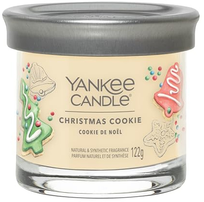 Yankee Candle Signature Scented Candle | Christmas Cookie Small Tumbler Candle with Double Wicks | Soy Wax Blend Long Burning Candle | Perfect Gifts for Women