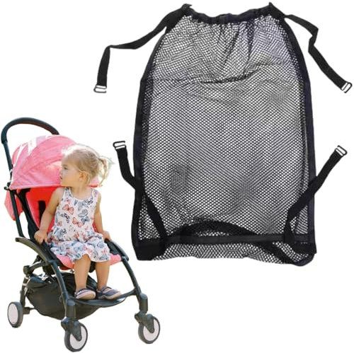 Einkaufsnetz für Kinderwagen,Kinderwagennetz,Einkaufstaschen,Netztasche Rückseite Kinderwagens,Aufbewahrungstasche Passend,für Kinderwagen, Sportwagen Und Buggy