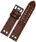 GSZCCZS Lederarmband Armband Handgelenk 20mm 22mm Band für Hamilton Aviation H77755533 H77616533 Echtes Leder Herrenuhrenarmband