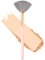Pinceau surligneur - Maquillage - Ventilateur highlightBester - Pinceau highlightBester pour les débutants - Pinceau pour poudre, surligneur - Pinceau pour crème surligneur - Meilleurs contours et