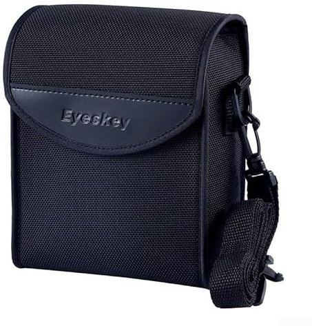 zeroupshop Functional Case Bag for 42 mm Binoculars Storage Case, Portable Telescope Eyepiece Carry Case with Shoulder Strap, Outdoor Gear Protection Camera Bags
