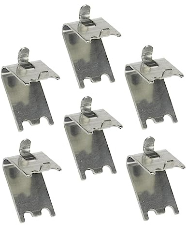 Kichvoe 6stücke Kühlschrank Regalstütz Clips Einfach Zu Installierende Langlebige Und Stabile Halterungen Für Kühlschrank Gefrierfächer Robust Und Sicher Für Häufige Nutzung