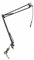 Vonyx TS05 Soporte para microfono con Brazo de Micro articulado para microfono de Estudio, Incluye Cable XLR, Soporte, Altura y Alcance Ajustable, Ideal para Podcast, Streaming, Gaming - Negro