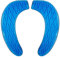 Kindax Gel-WC-Sitzkissen, tragbar und waschbar, universal, mit selbsthaftendem Design (blau)