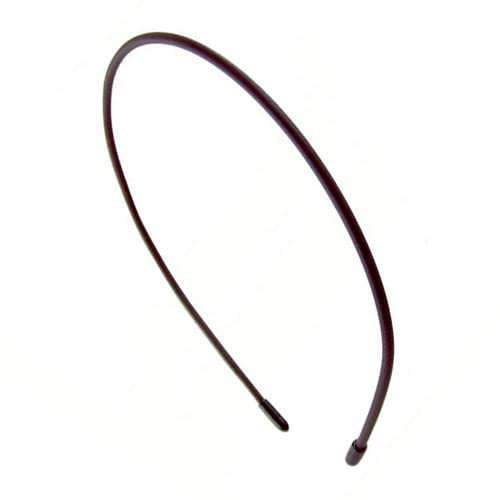 Serre-tête pour cheveux Fin Silicone 0,2 x 13 cm (diamètre) Femme et fille Référence 06-309 marron