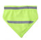 2 Teile/Satz Haustier Bandanas Sicherheit Reflektierende Streifen Nacht Kragen Medium & Small Hunde Welpen Dreieck Schal Lätzchen Halstuch(M-Fluoreszierendes Gelb)