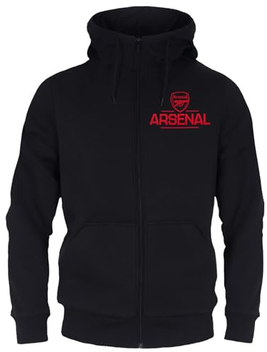 Arsenal FC Mens Hoody Zip Fleece OFFICIAL Football Gift