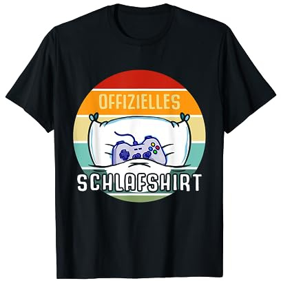 Gamer Pyjama Schlafanzug Controller - Zocken - Videospieler T-Shirt