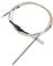 Baoblaze Temperaturfühler Pelletofen, Grillofen Temperaturfühler Ersatzteile, Multi-Purpose Pellet Stove Temperature Probe Replacement, Edelstahl Fleischfühler Ersatzfühler für Grill BBQ Stove Pot