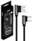 V-TAC Cable USB-C a USB A, ángulo de 90 grados, 1 metro, cable tipo C para smartphone, ordenador, tablet, carga rápida 2.A y transferencia de datos, compatible con Apple, Huawei, Samsung