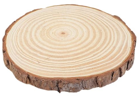 Toddmomy Trittbretter Aus Holz 23 Cm Naturholz Runde Pflasterstein-Trittsteine Garten-Trittsteine Für Gärten Blumenbeete Im Freien Rasen Terrasse Weg Gehweg Hof