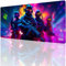 Tilt Schreibtischunterlage 90x40 cm Gaming Mauspad XXL | Rutschfester Mousepad Groß für Schreibtisch und PC Gadgets | Wasserdichter Desk Mat (Neon Squad)