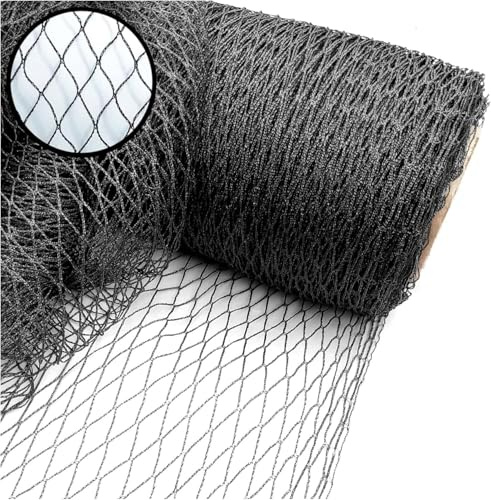 Extra Strong Woven Mesh Garden Netting Heavy Duty Anti Bird Pond Fruit, Pea Plant Protection Professional Grade. Various Sizes (10m Long, 12m Wide)