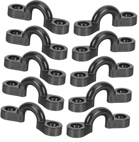 PAMINGONO 10stücke Bungee Deck Tie down Pad Eyes Für Kajak Und Boot Inklusive Schrauben Für Ersatz Defekter Teile Erweiterung Von Befestigungsmöglichkeiten