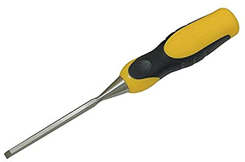 STANLEY 0-16-892 Ciseau à Bois Dynagrip 40 mm-0-16-892, Jaune/Noir, 40 mm