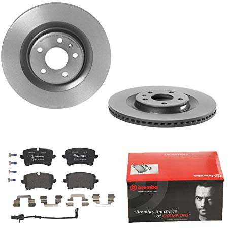 BREMBO BREMSSCHEIBEN Ø330mm + BREMSBELÄGE HINTEN FÜR AUDI A6 ALLROAD A6 AVANT