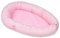 Velinda Kuschelnest Babynest Babynestchen Nestchen Reisebett Kuschelbett 100% Baumwolle (Muster: rosa Karos)