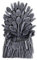 Close Up Eierbecher Egg of Thrones - grau, 100% Polyresin/Kunstharz, in Geschenkverpackung.