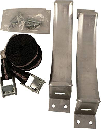 lasiprofi Gasflaschenhalterung Typ Universal, Aluminium, 2er-Set für verschieden Gasflaschengrößen, TüV geprüft