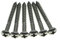 KAISH 6-Pack Stainless Steel Phillips oval-head Vintage Style Guitar Tremolo Bridge Mounting Screws for Strat/Stratocaster