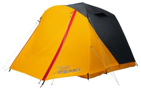 Coleman PEAK1 Premium Waterproof Backpacking Tent Withstands 45MPH Winds Wide Door Star View Window & Footprint Included Available in 1/2/3/4/6 Person