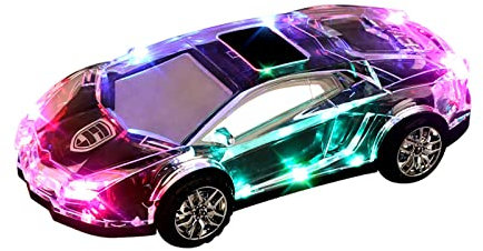 ZXNQ Bluetooth speaker with colorful lights, Portable Car model FM radio, 360 surround bass, TF card U disk AUX connection headphone output