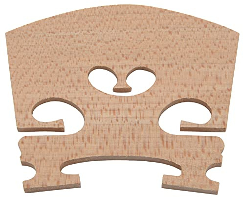 Wresetly 5 Pieces Full Size Violin Bridge 4/4 Maple Qin Code Violin Accessories