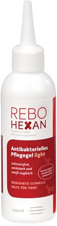 ReboHexan Gel Light 100 ml: Wundgel, Förderung der Wundheilung, Vermeidet Ankleben an Verbänden, Schmerzlose Anwendung, Alkoholfrei, Dermatologisch sicher