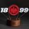 Eintracht Frankfurt Logo LED Lampe Licht ** 1899 **