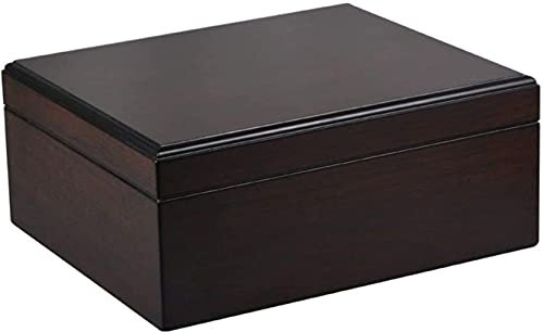 DACUDA Matter Mahagoni-Humidor, Montage-Aufbewahrungsbox, Raucher-Zigarren-Humidor, dekorative Box