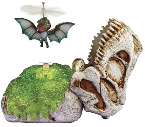 Gross-a-Saurus GrossMos Flying Dino Green - Interactive Dinosaur Toys for Boys and Girls, For Collectors and Kids Ages 6+ Years