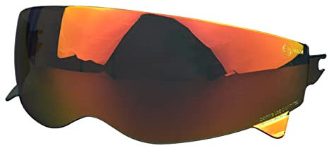 WinkWave Helmlinsen-Visier-Ersatz für Scorpion EXO Retro Helm Motorrad Windschutz Helmlinse