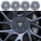 CWMLB 4 Stück Radnabenkappen für Tesla Model 3 Highland 2024 15cm,Nabennabenkappen Felgendeckel Felgenkappen Auto Radnabendeckel Auto Zubehör,Blac-k