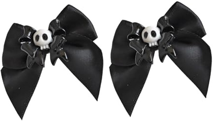 SueaLe Schleifen Halloween Haarspangen Totenkopf Haarnadeln Kostüm Haarspangen Mädchen Haarnadel Für Frauen Haarschmuck