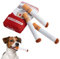LILELIG Hundespielzeug Zigarette,Zigaretten Hundespielzeug,Interaktives Dog Cigarette Toy,Hunde Zigaretten mit Einer Box,Quietschendes Hundespielzeug,für Welpen,Kleine Hunde und Mittelgroße Hunde