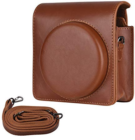 kosingna Portable Instant Camera Case Carry Bag PU with Shoulder S Compatible with Fuji Square SQ1 Instant Camera